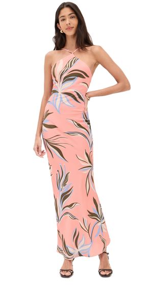 ROCOCO SAND Strap Long Dress Pink S
