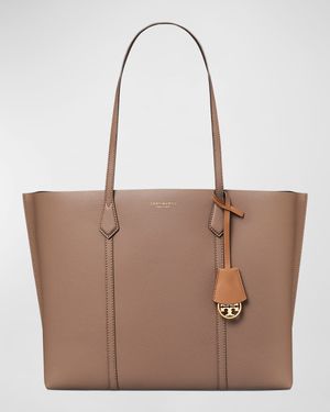 Perry Leather Shopper Tote Bag