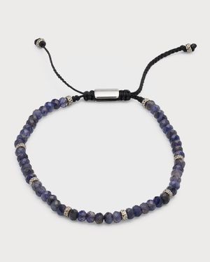 Blue Sapphire Beaded Bracelet