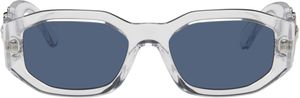 Versace Transparent Medusa Biggie Sunglasses