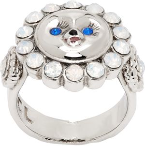 Chopova Lowena Silver Eyes Ring