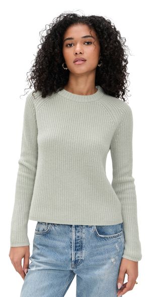 Jenni Kayne Cashmere Fisherman Sweater Sage M