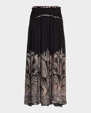 Dream Burnout Maxi Skirt