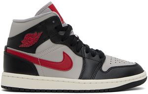 Nike Jordan Black & Gray Air Jordan 1 Mid Sneakers