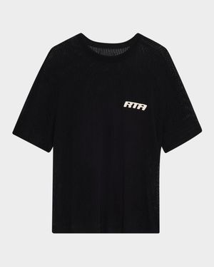 Men's Ian Short-Sleeve Mesh Logo T-Shirt