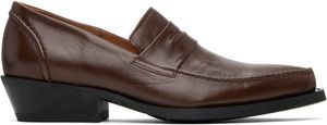 OUR LEGACY Brown Cypher Loafers