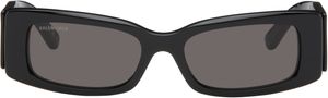 Balenciaga Black Rectangular Sunglasses