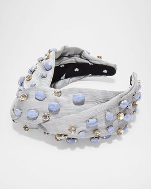 Greta Jeweled Woven Headband