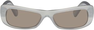 JACQUEMUS Lunettes de soleil Capri grises - La casa