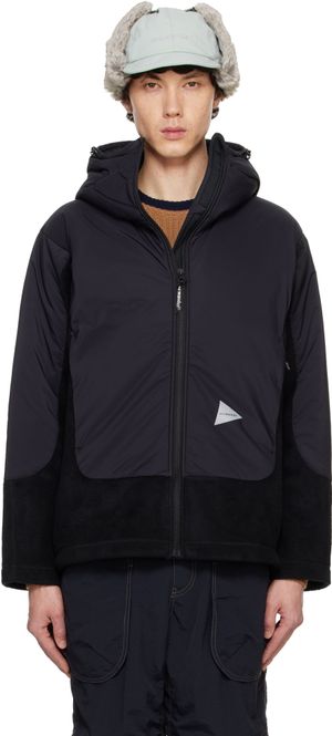 and wander Black Top Fleece Jacket