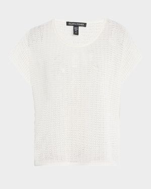Crewneck Organic Cotton Cord Sweater