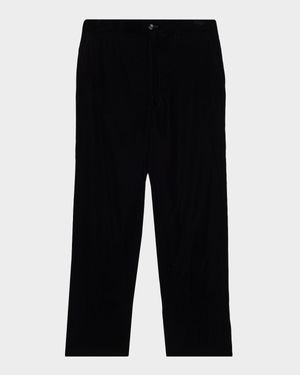 Men's Tapered Velvet Trousers