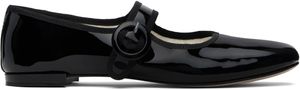 Repetto Black Georgia Mary Jane Ballerina Flats