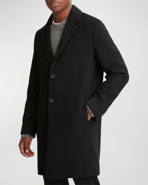 Men's Classic Wool-Blend Topcoat