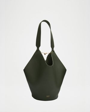 Lotus Small Calfskin Tote Bag