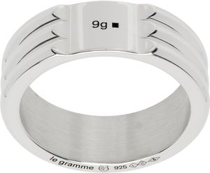 Le Gramme Silver Godron 'La 9g' Ring