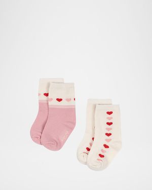 Kid's 2-Pack Jacquard Socks