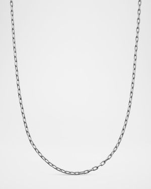 3mm Men's DY Madison Chain Necklace in Silver