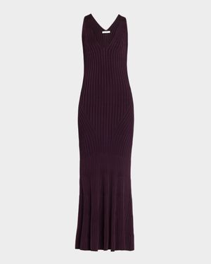 Twyla Sleeveless Ribbed Midi Dress