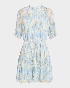 Dorrie Short-Sleeve Mini Dress