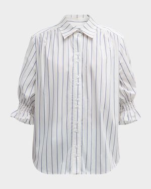Sirena Striped Cotton Shirt