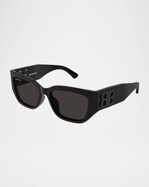 BB Logo Cat Eye Acetate Sunglasses