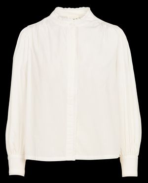 Maison 123 - Chemise droite en coton - Taille XL - Blanc