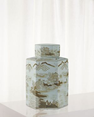 Canton Large Jar, Brown