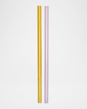 Sipsavor 2-Piece Glass Straw Set
