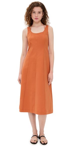 Vince Seamed Tank Dress Dusk Ember 0