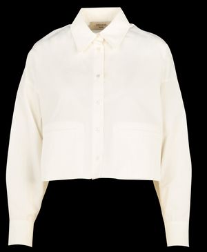 Max Mara Week End - Chemise droite en coton - Taille 42 - Blanc