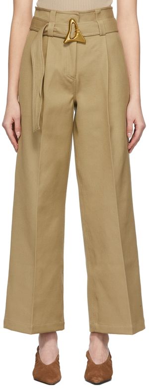 AERON Beige Flyn Trousers