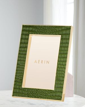 Classic Croc Leather Frame, 4" x 6"