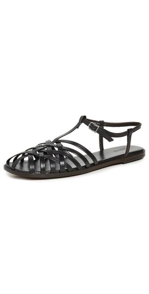 Madewell Portia Cage Sandals Dark Carob 7.5