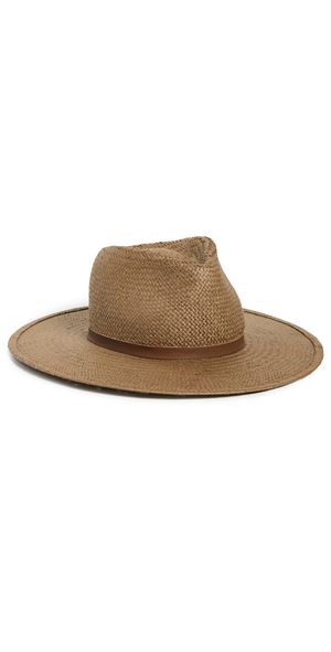 Janessa Leone Sherman Hat Brown M