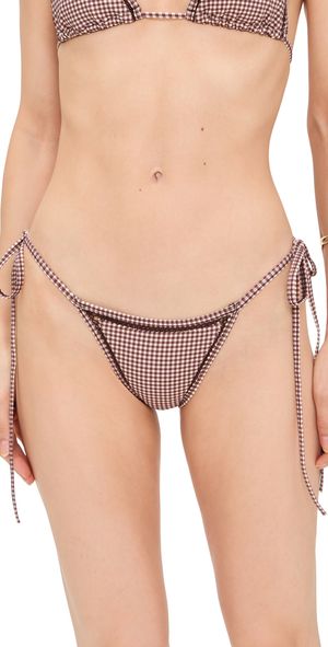 Frankies Bikinis Frankies Bikinis x Bella Hadid Mackenzie Bottoms Dream Eyelet Gingham L