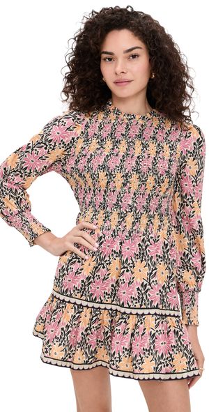 Saylor Darla Floral Batik Mini Dress Multi XL