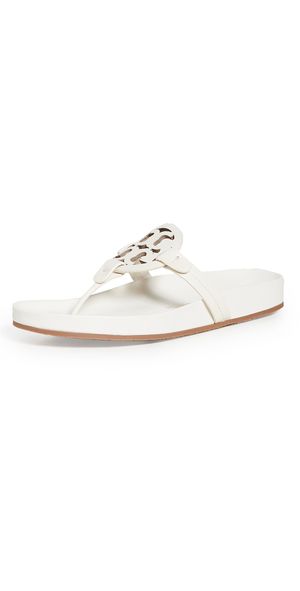 Tory Burch Miller Cloud Sandals New Ivory 4