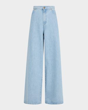 Affari Wide-Leg Denim Jeans