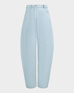 Rounded Low-Rise Jeans