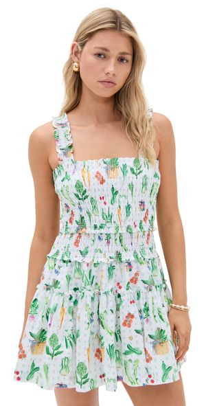 Hill House Home The Azalea Mini Nap Dress Farmer's Market/Multi L
