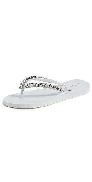 Mystique Flip Flops White/Clear 9/10