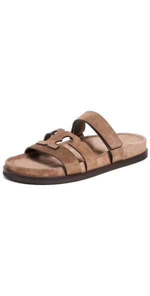 Tory Burch Ines Sport T Slides River Rock 11