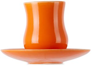 Paula Canovas Del Vas Orange Tea Cup & Saucer Set