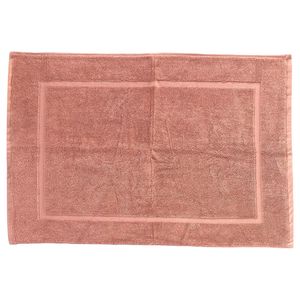 Coton Pur - Tapis de bain 100 coton peigné - Taille 50x80 - Rose