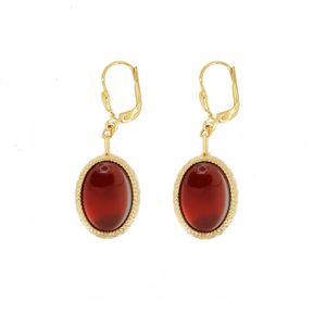 Nilai - Boucles d'oreilles liv - Taille Unique - Rouge