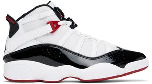 Nike Jordan White & Black 6 Rings Sneakers