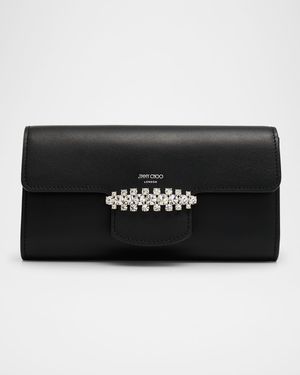 Bing Crystal Smooth Leather Wallet