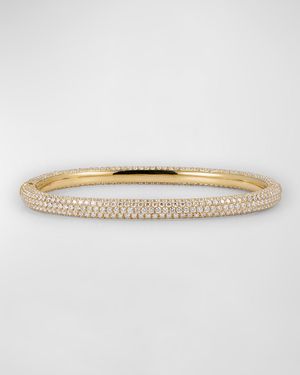 18K Yellow Gold Pave Diamond Hannah Bracelet