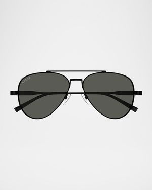 Men's GG1874SM Metal Aviator Sunglasses